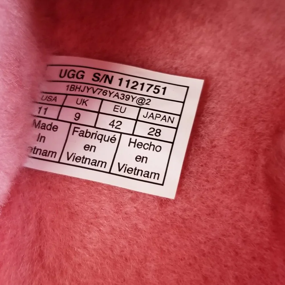 UGG Super Fluff Slipper Size 11 Pink New - Picture 4 of 10